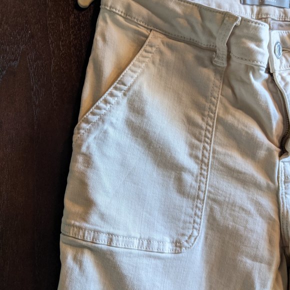 Mavi Ivy Slim Cargo Pants Antique White - Picture 4 of 10